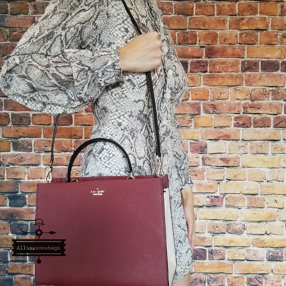 🔽 Kate spade Cameron Street Sarah sienna satchel - Picture 2 of 8